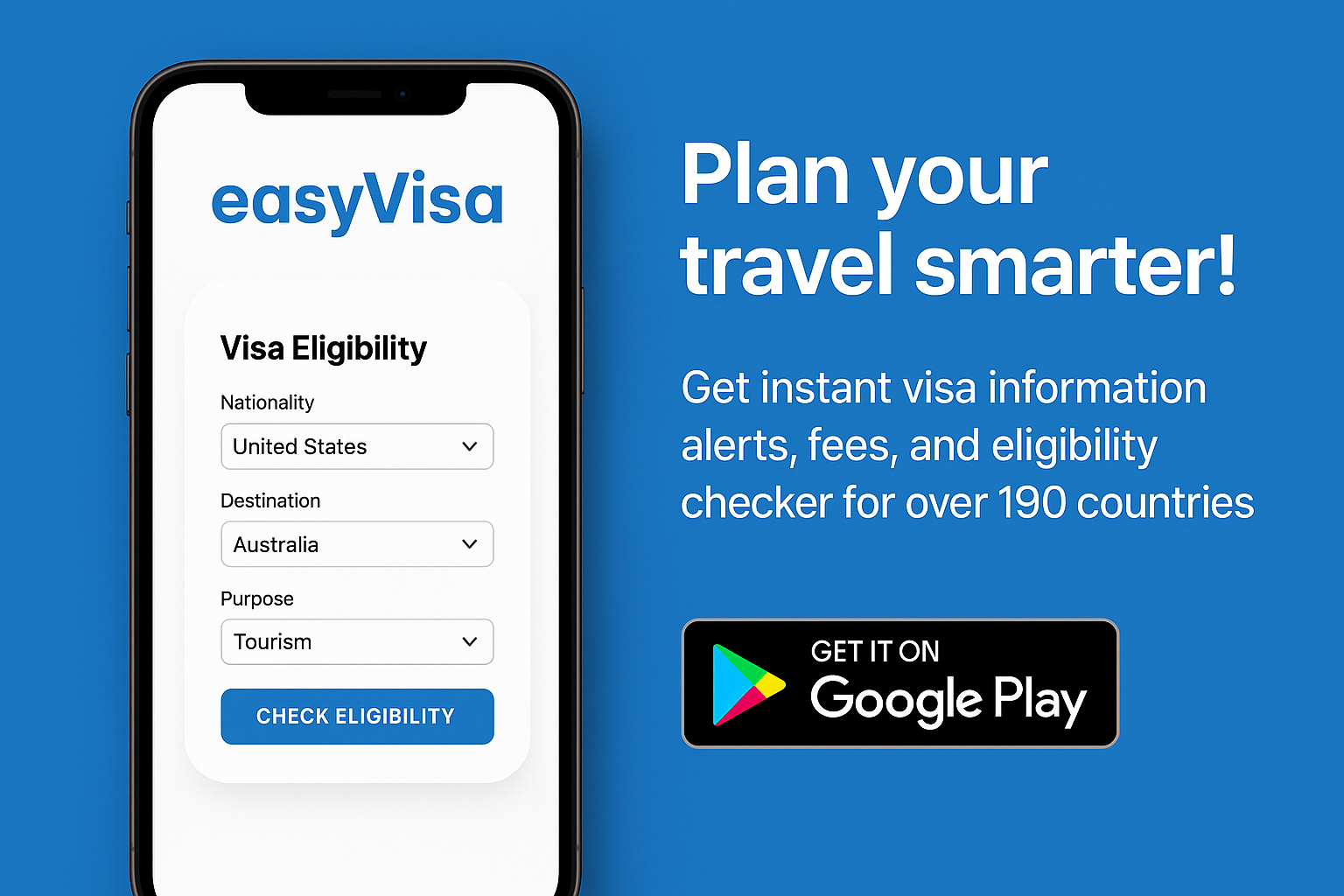 EasyVisa App Banner